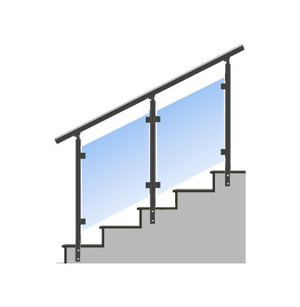 HK Zábradlí na schody E3BSC-2 1000x1000 C